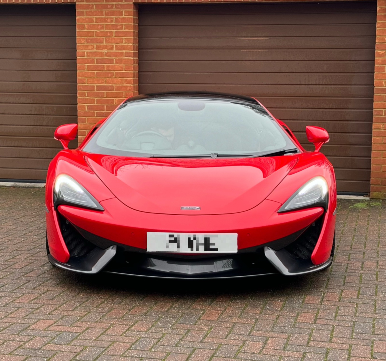 Red McLaren freshly valeted by ZM Mobile Valet